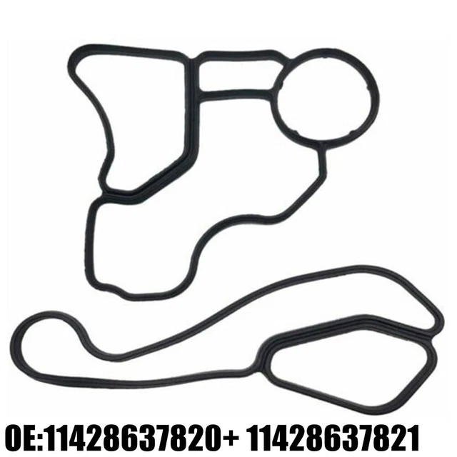 COMPLETE ENGINE OIL Filter Housing Gasket Cooler Seal Set for BMW E61