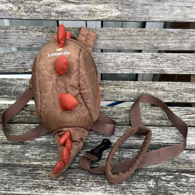 LITTLE LIFE TODDLER Dinosaur Rucksack With Parent Strap Reins Stegosaurus Bag 12.99 PicClick UK