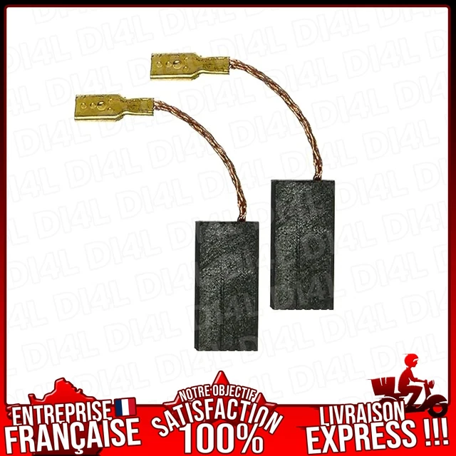 Balais De Charbon Pour Scie Sauteuse Berner BJS-TH, BJS-TH135 - Paire De Charbons Moteur
