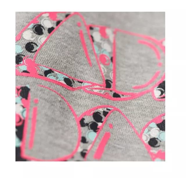 Felpa con cappuccio Adidas Ragazze LG RI Cerniera Intera Junior Gioventù - Grigio/Rosa M66845 3