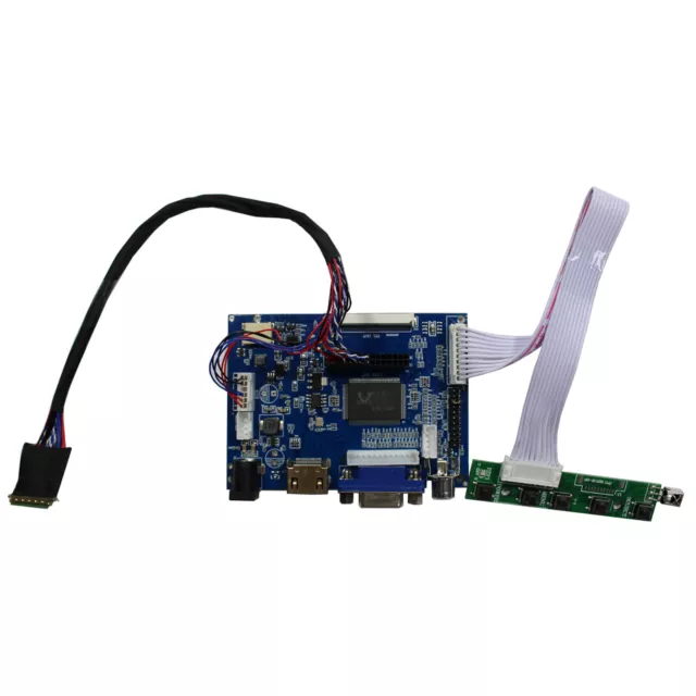 HDMI VGA AV LCD Controller Board For 40Pin LVDS 1366x768 LCD Screen