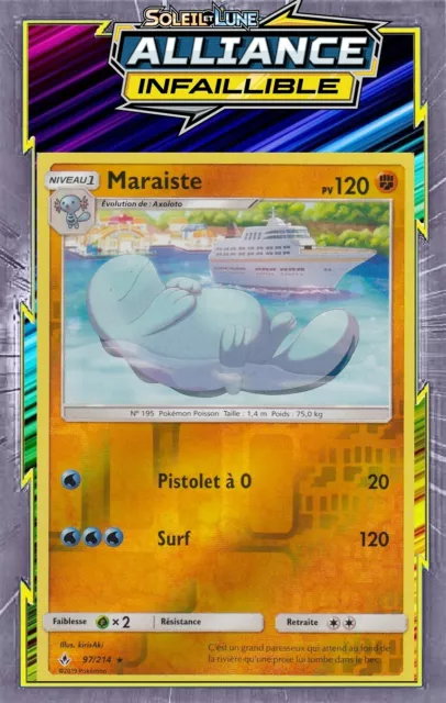 Maraiste Reverse-SL10:Alliance Infallible- 97/214-Pokemon Card New French