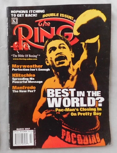 Manny Pacquiao - March 2007 RING Boxing Magazine - EX