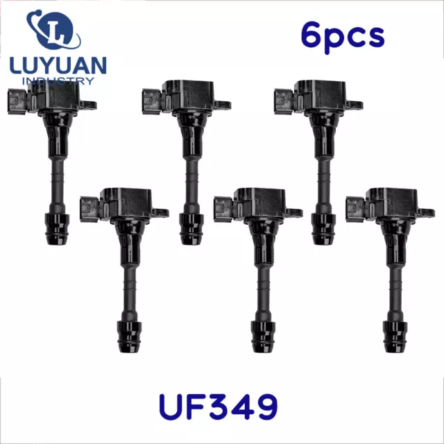 6PC JNS354 IGNITION COIL UF349 22448-8J11C For ALTIMA MAXIMA 3.5L V6