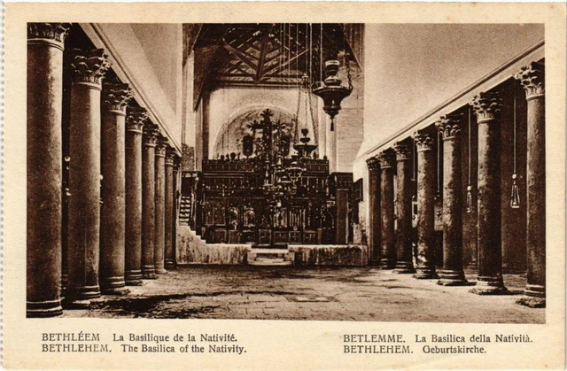 CPA AK BETHLEHEM La Basilique de la Nitivite ISRAEL JERUSALEM (751914)