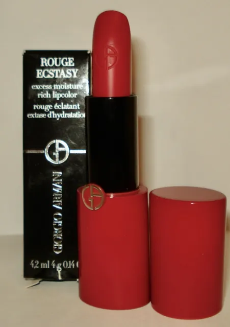 Giorgio Armani-Rouge Ecstasy Excess Moisture Rich Lip Color 404 Spice  NIB