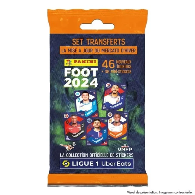 SET TRANSFERT PANINI FOOT 2024 SET MISE A JOUR RARE NEUF/NEW EUR 22,99