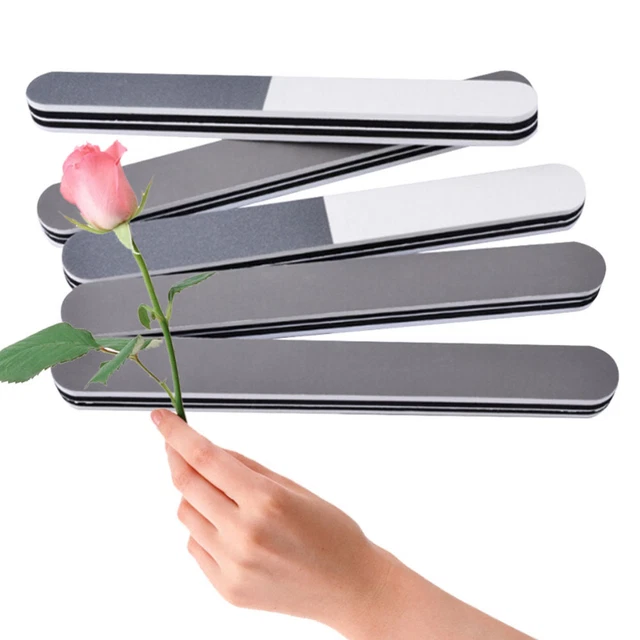 Nagelfeilen Set 20 Stück – Doppelseitig, Körnung 100/120, Waschbar & Wiederverwendbar