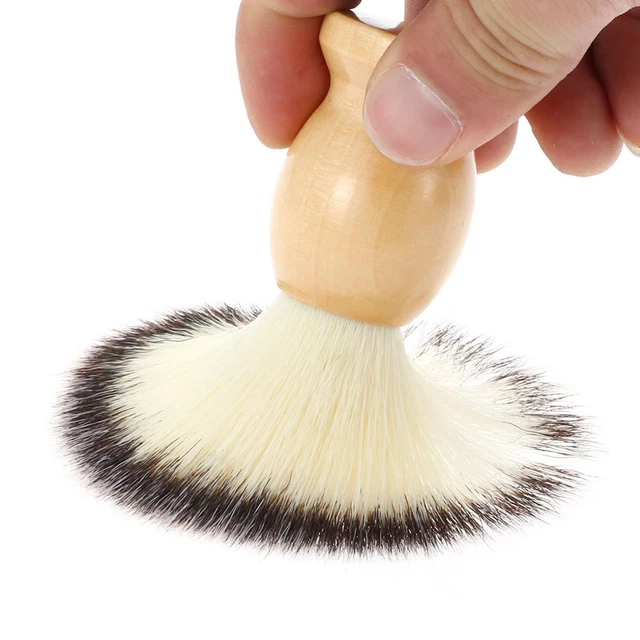Blaireau de rasage de luxe pour hommes avec manche en bois pour mari petit