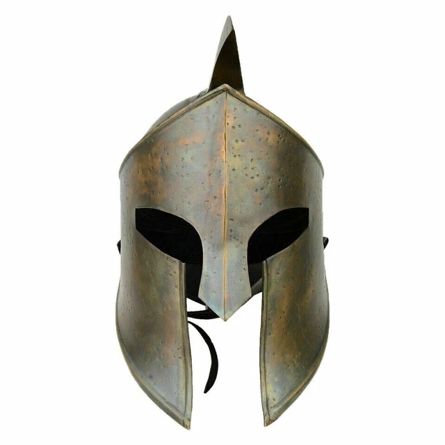 RÉPLIQUE CASQUE DU ROI MÉDIÉVAL LEONIDAS CASQUE SPARTIATE 300 CASQUE DE