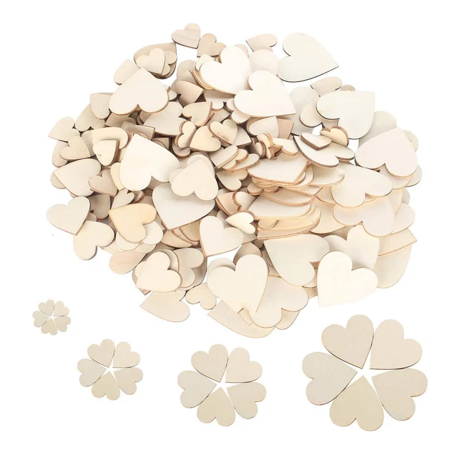 Lankater 10 Pezzi Di Legno A Forma Di Uccello Della Pace - Decorazioni In Legno Naturale Per Scrapbooking, Bomboniere, Fai Da Te, Craft