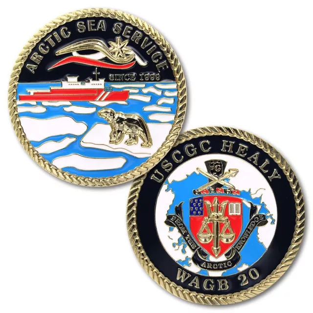 United States Coast Guard Cutter USCGC Healy WAGB 20 Challenge Coin