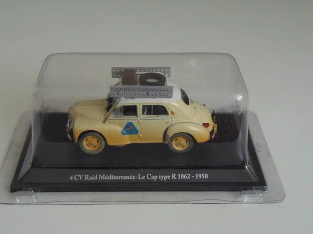 Miniature Voiture Eligor 1/43 - Renault 4CV Publicitaire Réfrigérateurs Maisons De Valence