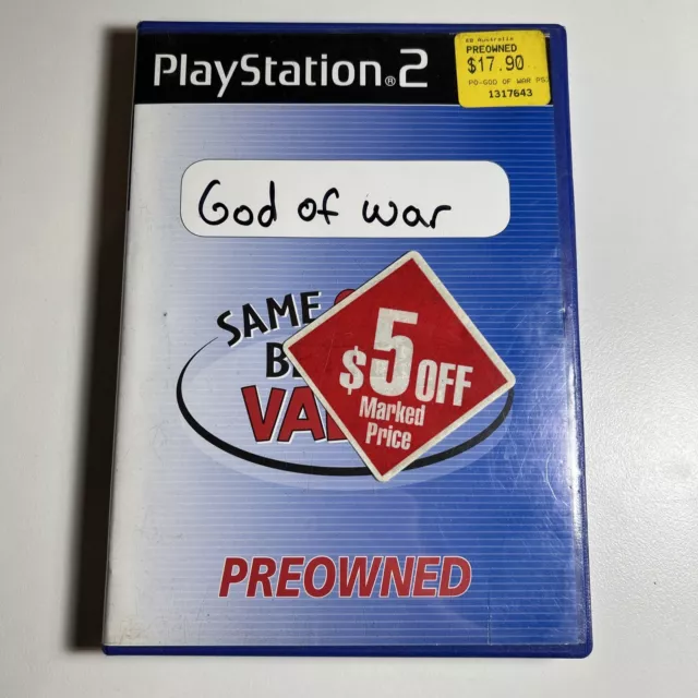 GOD OF WAR 2 II PS2 PlayStation 2 PAL Good Condition Free Post