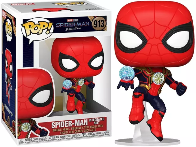 Spider-Man: No Way Home- Pop! - Integrated Suit n°913 BOITE ABIMEE  Funko