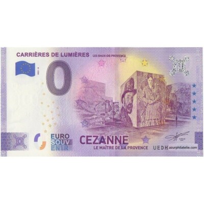 0 € BANKNOTE 2021-6* BILLET SOUVENIR 0 € UE DH-6 CARRIERES DE LUMIERES 