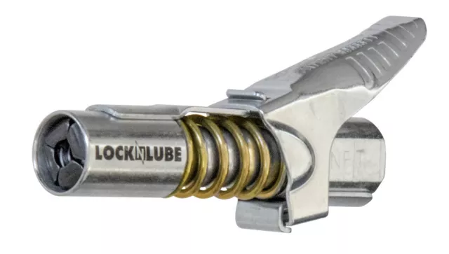 LockNLube Grease Coupler | 10,000 PSI | Authentic, Original Locking Coupler