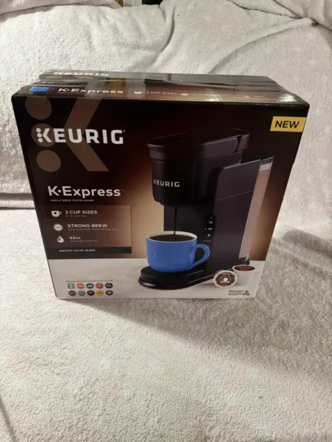 Keurig K-Express Coffee Maker, Single Serve K-Cup Pod Coffee Brewer, Black NewIB