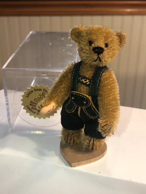 NIB Little Gem Teddy Bears SEPP By Brigitte Brenner LE 150/2000 Articulated