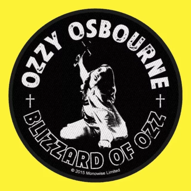Ozzy Osbourne Blizzard Of Ozz  gewebter Aufnäher woven Patch Neu & Official!