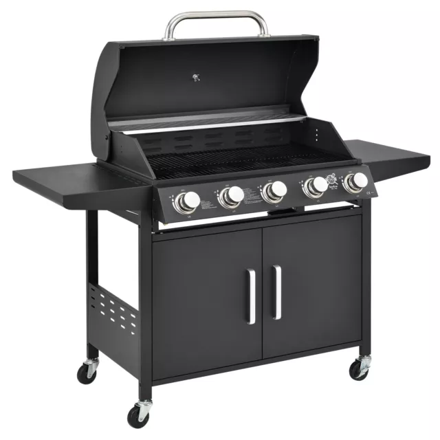 TOP LUXE 499€ BBQ au gaz grill cuisine de jardin four barbecue meuble plancha !