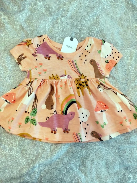 Next baby girls smock t-shirt 6-9 months BNWT