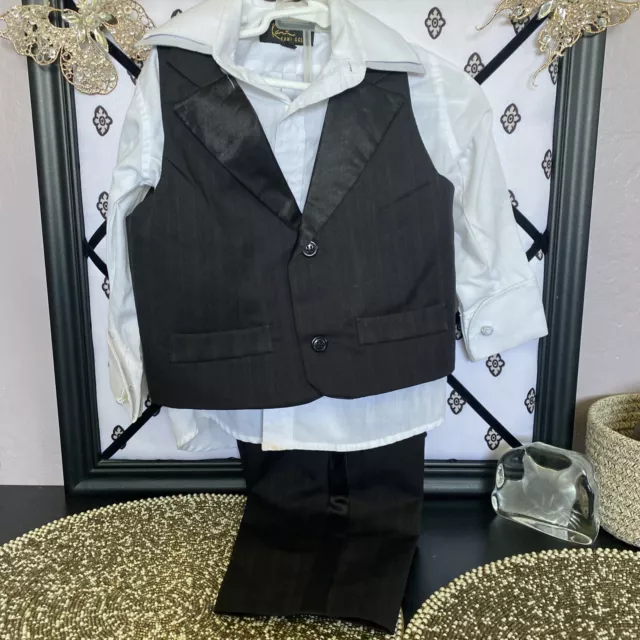 CHILD DRESS PANTS and vest shirt Kanu Gold Size 3T $8.00 - PicClick