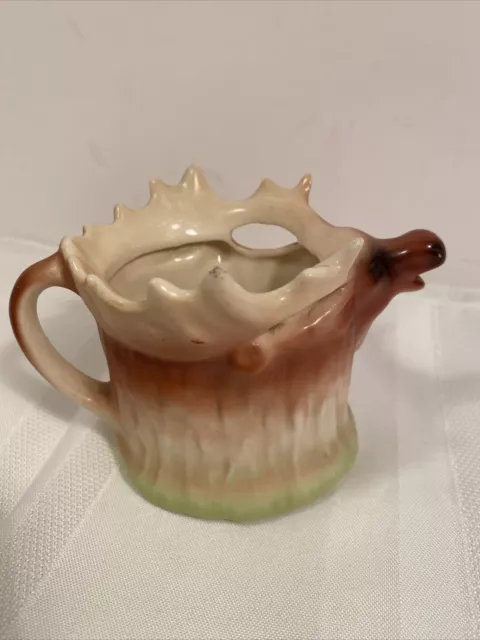 Vintage CZECH Figural Pitcher Creamer MOOSE ELK