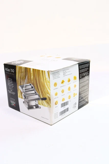 MARCATO Atlas 150 Pasta Machine, Made in Italy, Includes Cutter, Hand Crank MARCATO Atlas 150 Pasta Machine, Made in Italy, Includes Cutter, Hand Crank