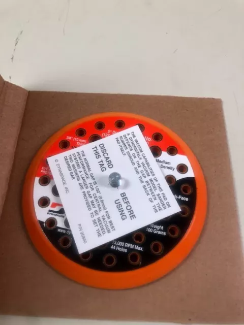 Dynabrade 56320 5" Hook Face Medium Density Vacuum Sanding Disc Pad
