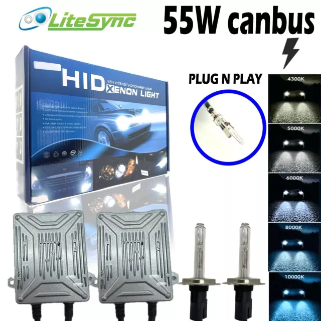 H7 H7R Kit Conversion Xénon Hid Set Ampoules 55W Canbus Pour Subaru Impreza 12