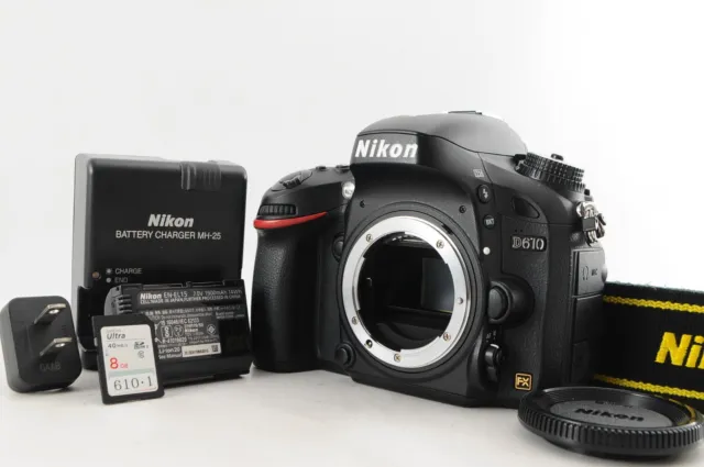 [Near Mint] Nikon D610 24.3MP Digital SLR Camera Body Shutter Count: 5351