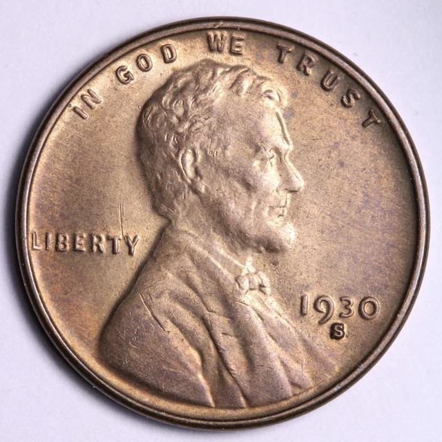 1930-S Lincoln Wheat Cent Penny GEM BU UNCIRCULATED MS E767 UVB
