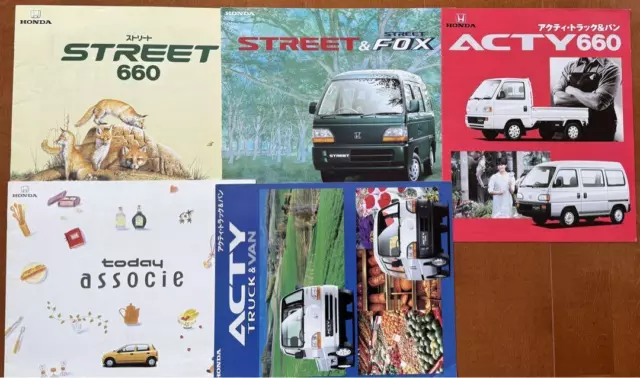 92 94 Acti Truck Van Street Today Catalog 5 Volume Set Japan e3