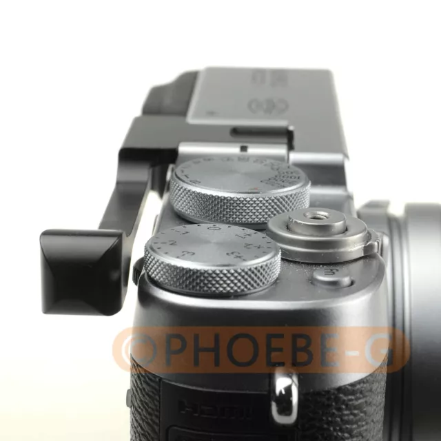 Black Long Thumb Up Grip for Fujifilm X-100T X-M1 X-30 X-A2 X-A1 X100F 3