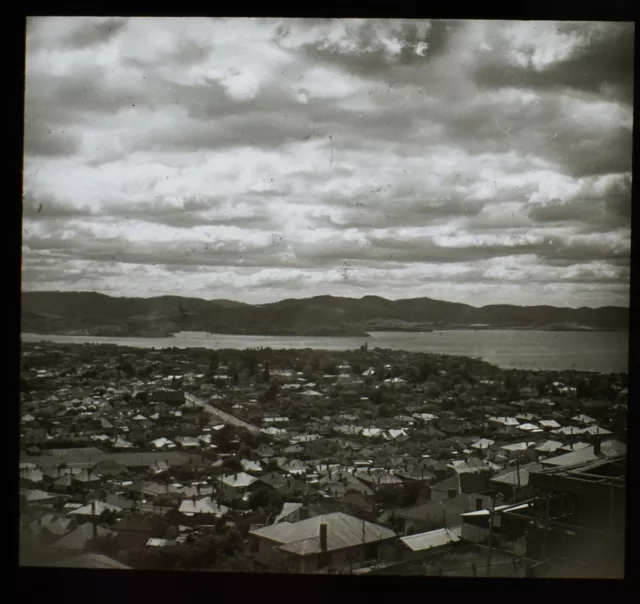 Magic Lantern Slide HOBART ? TASMANIA C1949 PHOTO AUSTRALIA
