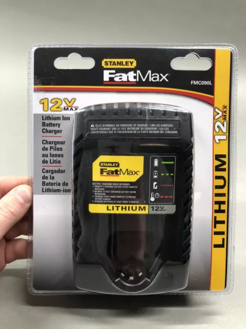 Stanley FatMax Lithium 12v Battery Charger New in Package Old Stock FMC090L