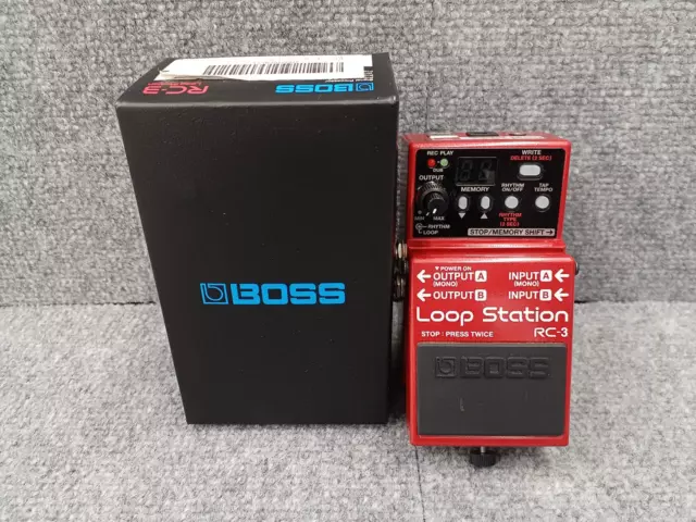 Boss RC-3 Loop Station Looper Gitarre Effektpedal Guter Zustand Von Japan