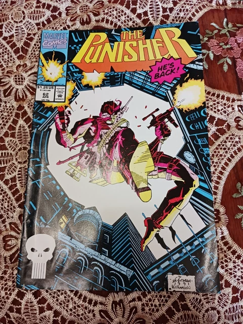 Vintage Marvel Comics , The Punisher, April 1992 Volume 2 Issue 62