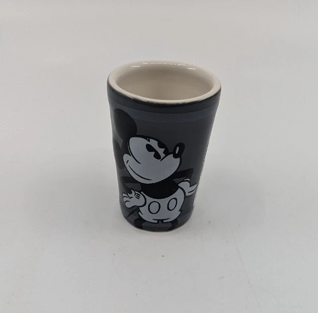 Gray Disney Parks Mickey Mouse Shot Glass Authentic Ceramic Mouse in the House