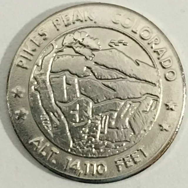 Vintage Summit Pikes Peak Colorado Pike National Forest Souvenir 14,110  Feet