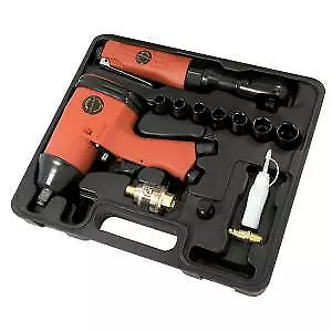13pc 13mm 1/2" Drive Air Impact Gun And Ratchet Wrench Kit (Neilsen CT0870)