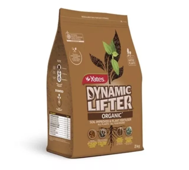 Yates 2kg Dynamic Lifter Organic Plant Food