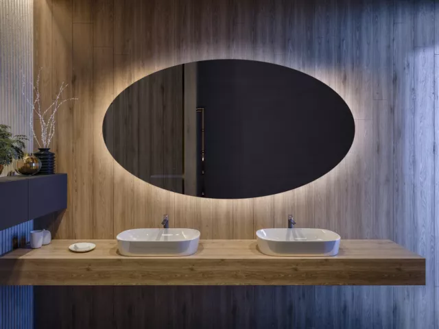 Beau Moderne Miroir Salle De Bain Lumineux LED Muraux |T109