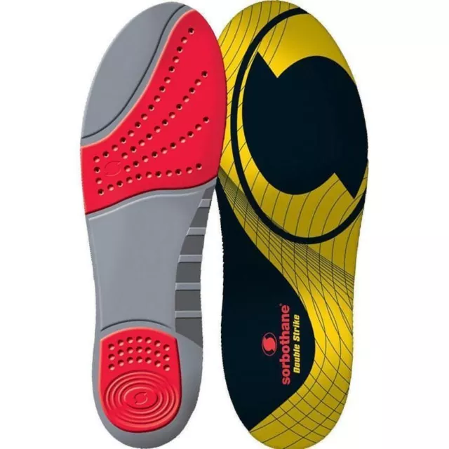 Sorbothane Shock Stopper Double Strike Insole Shock Absorbing Orthotic Insoles