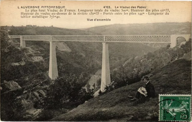 CPA La Viaduc des FADES - Le plus haut Viaduc de France Longueur totale (222070)