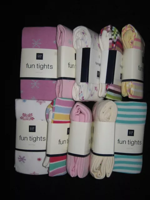 GAP KIDS Girls FASHION Fun TIGHTS Cotton Spandex Blend XXS XS S M L XL XXL u pic