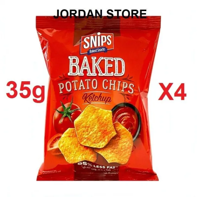 Snips Chips Ketchup 35gm X 4 pack HALAL حلال