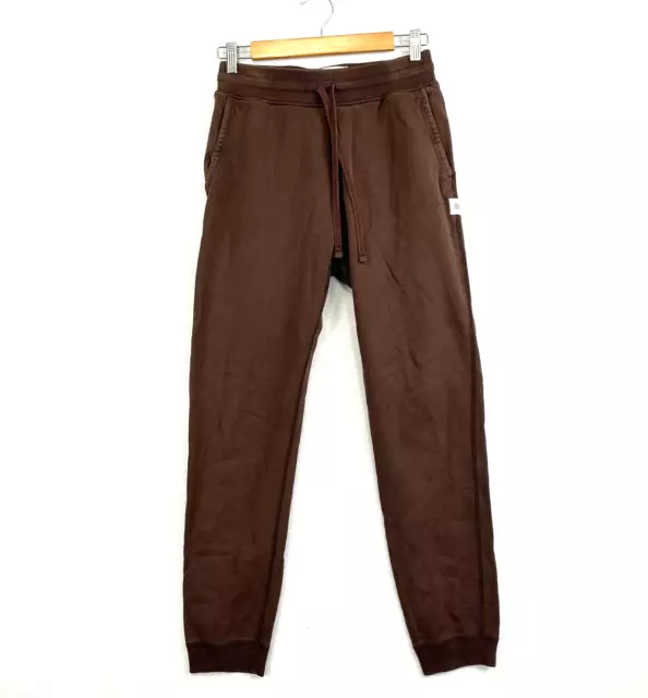 Reigning Champ Midweight Terry Pants Brown Mens Small 100% Cotton Sweatpants