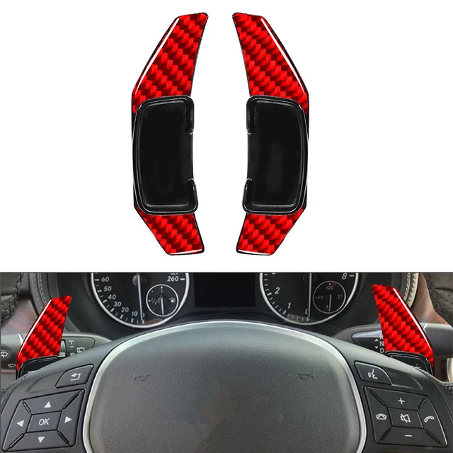 CHCS Fibra De Carbono Textura Do Painel De Direção Interior Carro Da Estrutura Mercedes Benz C E Ml Gl Classe W204 W212 X166 W166 C4g8 I.191434831 - Foto 2